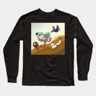 Hilda Stampede: Twig Nisse Alfur Raven Long Sleeve T-Shirt